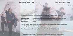 Inside of Tai Chi Magic CD cover
